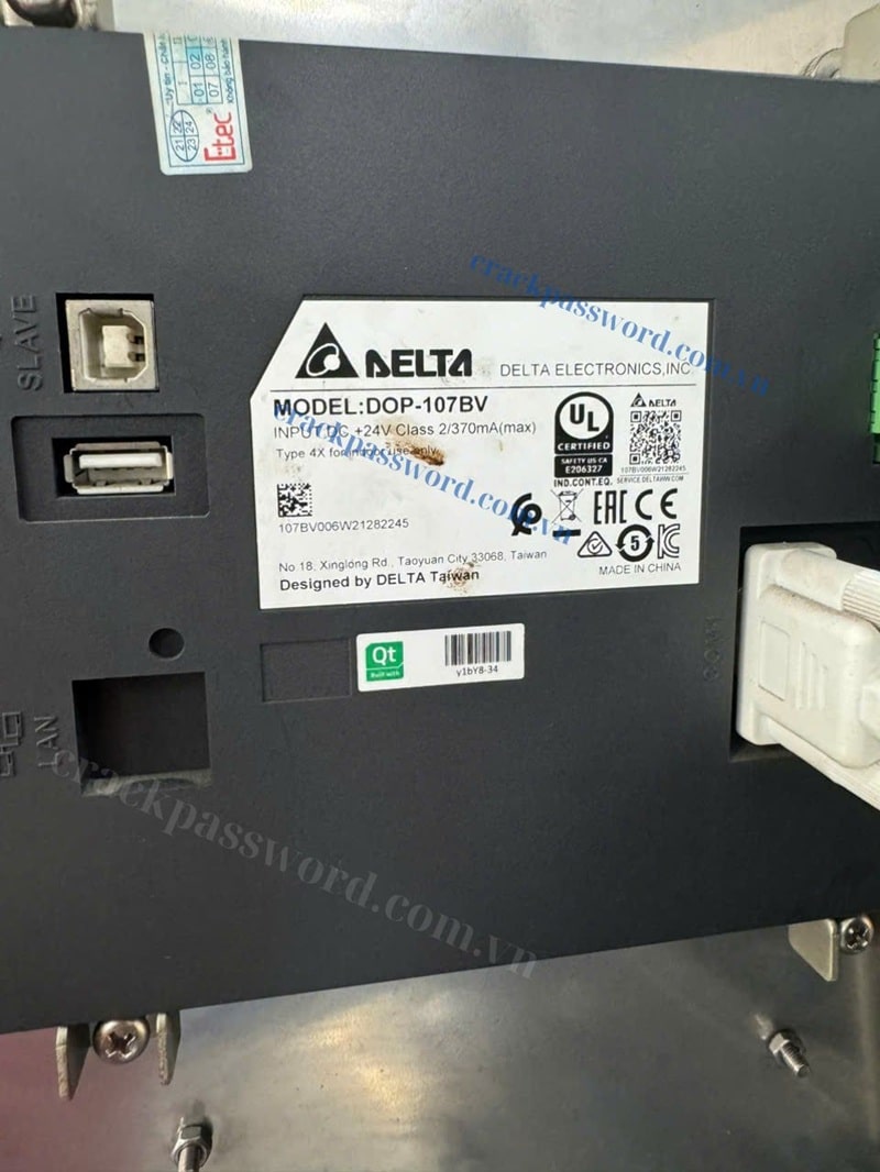 crack password hmi delta