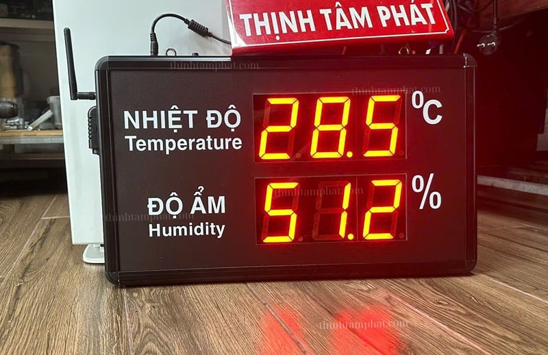 đồng hồ nhiệt độ độ ẩm