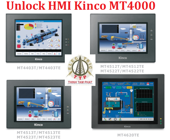 Unlock HMI Kinco MT4000 series