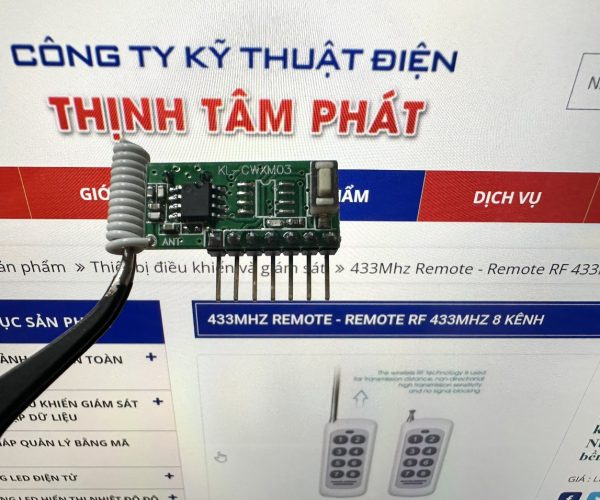 Mạch điều khiển RF 433Mhz