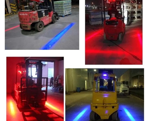 đèn chiếu vạch xe nâng