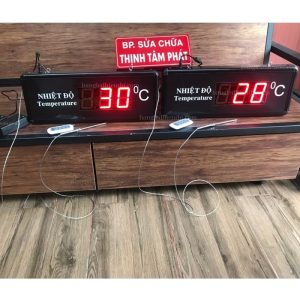 hiển thị nhiệt độ