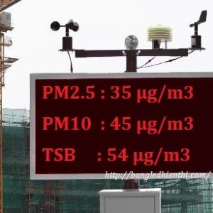 Hệ thống giám sát nồng độ bụi trong không khí