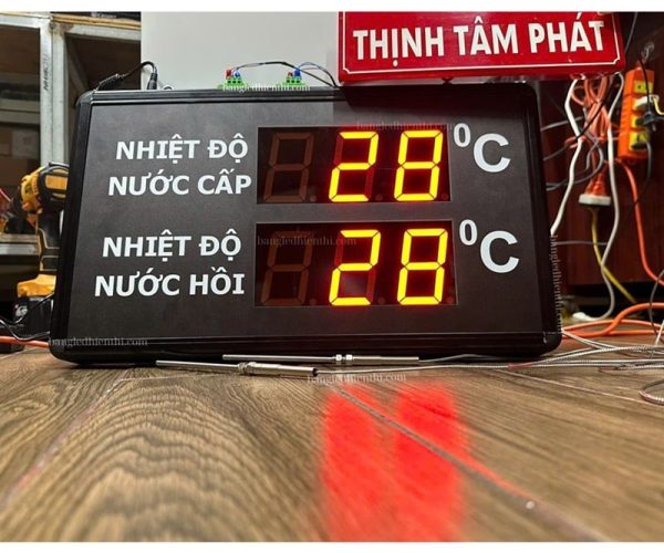 Bộ hiển thị nhiệt độ nước cấp nước hồi