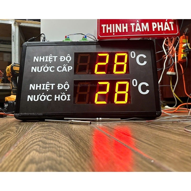 Bộ hiển thị nhiệt độ nước cấp nước hồi