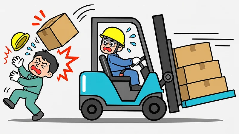 tai nạn xe nâng hàng