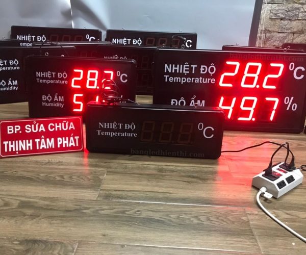 bảng hiển thị nhiệt độ độ ẩm