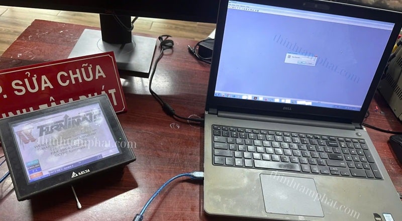 phá pass hmi Delta DOP-B07S515