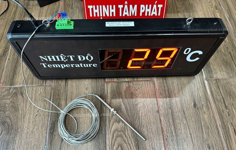 bảng led đo nhiệt độ