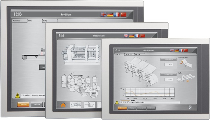 B&R Automation Panel 5000 swing arm multi-touch