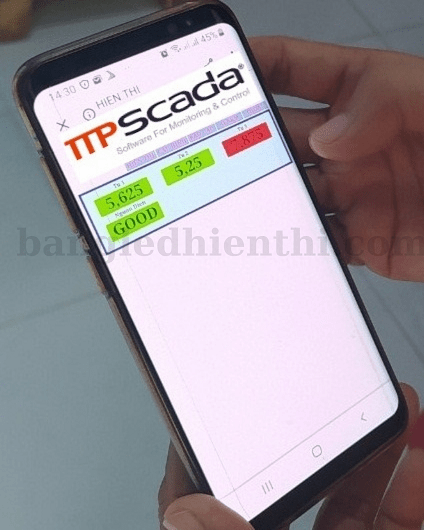 phần mềm cảnh báo nhiệt độ cao