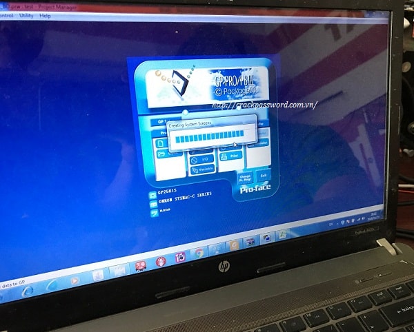 unlock hmi proface GP2501-TC41-24V