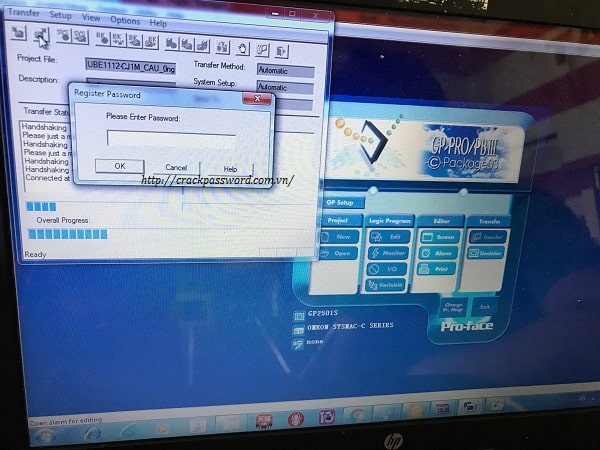 phá pass hmi proface GP2501-TC41-24V