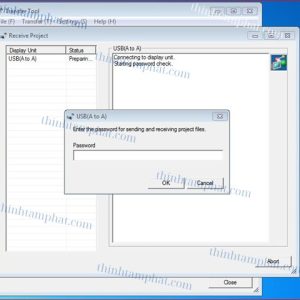 Crack password HMI Proface LT3300-T1-D24-C