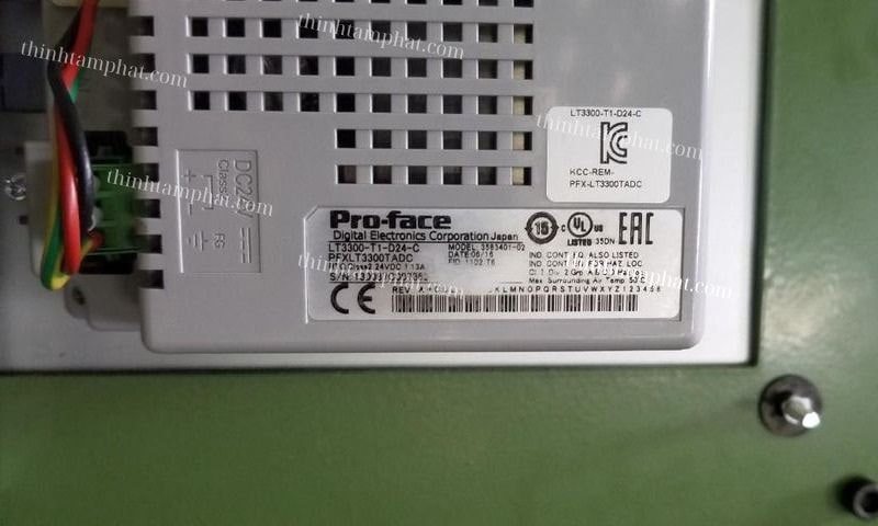 Unlock password HMI Proface LT3300-T1-D24-C