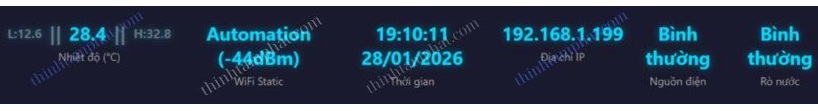 cài đặt web cảnh báo rò rỉ nước