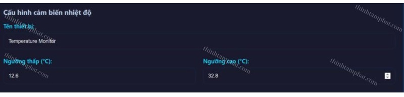 Bộ cảnh báo nhiệt độ độ ẩm, cảnh báo mất điện và rò rỉ nước