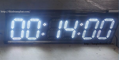đồng hồ led 7 segment hiển thị thời gian 
