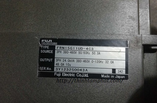 bảng mã lỗi biến tần Fuji FRN15G11UD-4C3