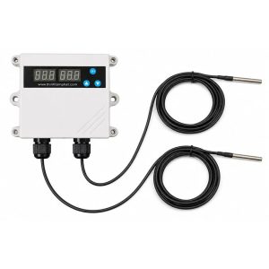 đồng hồ cảnh báo nhiệt độ 2 tủ lạnh bảo quản thuốc