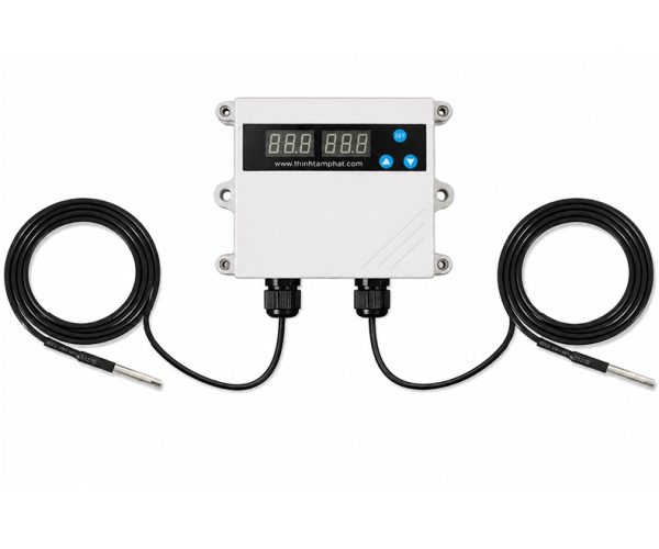 bộ cảnh báo nhiệt độ 2 tủ vacxin