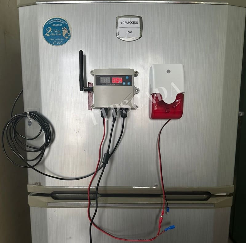cảnh báo nhiệt độ bảo quản vacxin