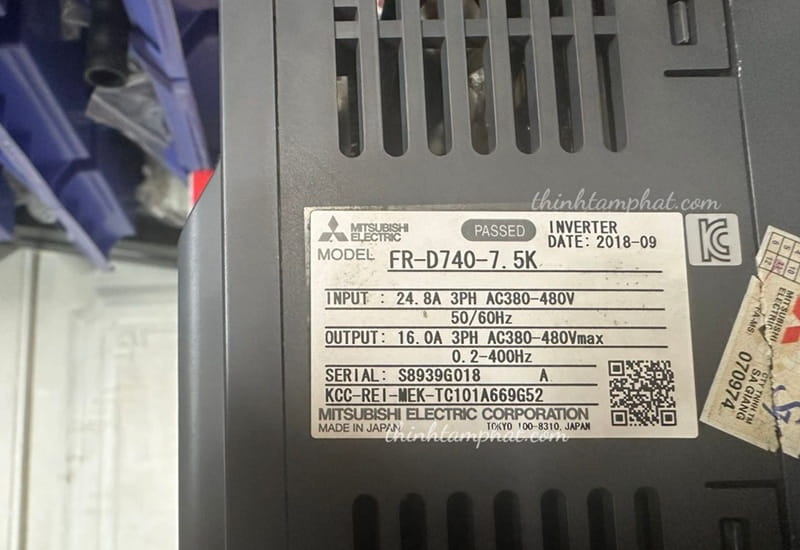 Bảng báo lỗi biến tần Mitsubishi D700