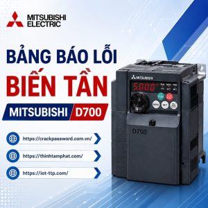Bảng báo lỗi biến tần Mitsubishi D700