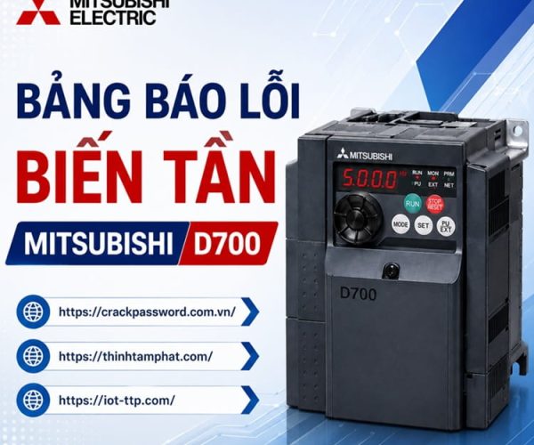Bảng báo lỗi biến tần Mitsubishi D700