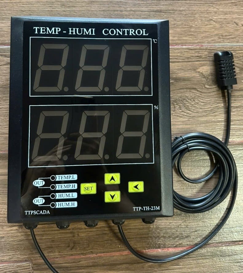 đồng hồ cảnh báo nhiệt độ độ ẩm TTP-TH-23M