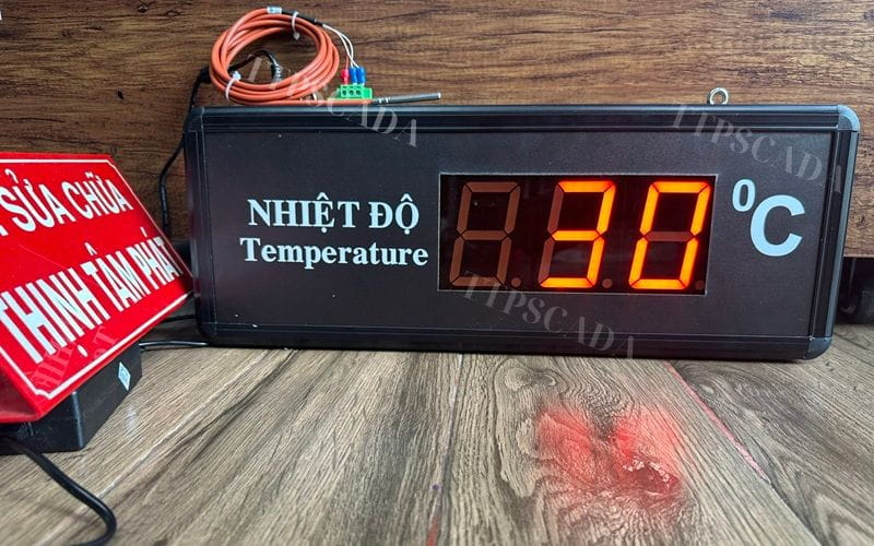 màn hình hiển thị nhiệt độ