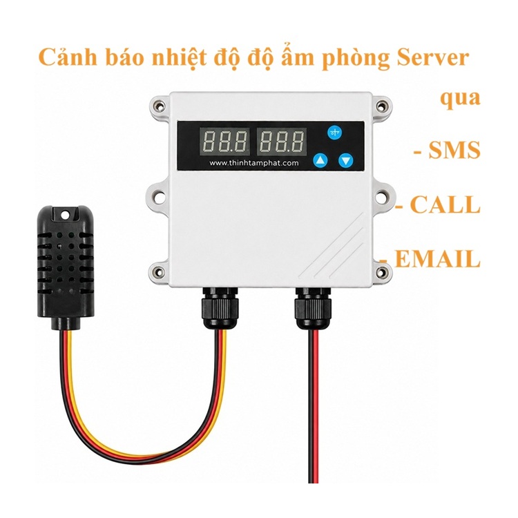 thiết bị cảnh báo nhiệt độ độ ẩm phòng IT