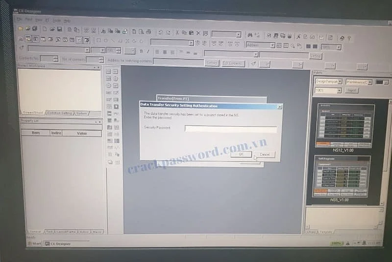 crack HMI Omron NS10-TV00B-ECV2