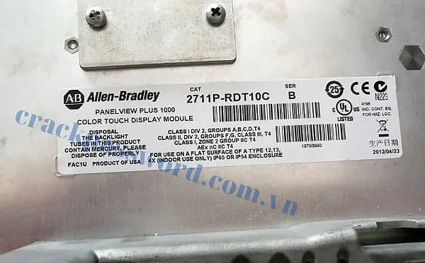 sửa màn hình HMI Allen Bradley 2711P-RDT10C