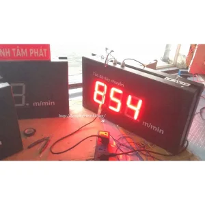 Bảng Led hiển thị tốc độ dây chuyền sản xuất