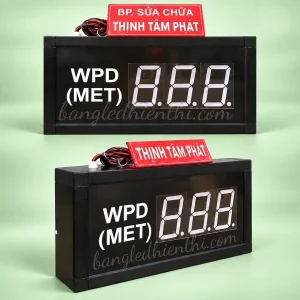 Bảng Led BCD kết nối ngõ ra PLC hiển thị chiều dài