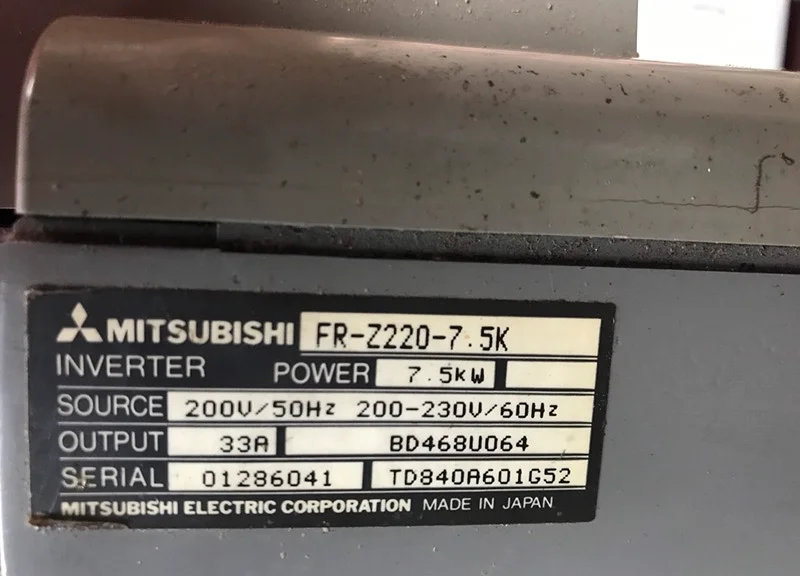 Sửa lỗi biến tần FR-Z200