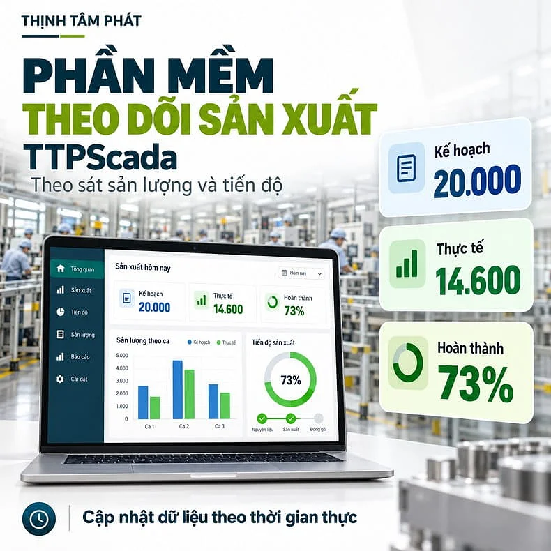giám sát sản xuất bằng phần mềm